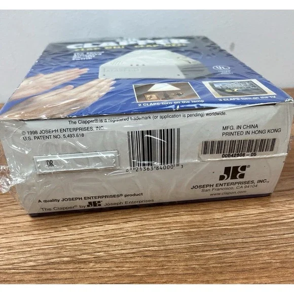 Vintage 1998 The Clapper - Sound Activated On/Off Switch, NEW Factory Sealed - Picture 5 of 5
